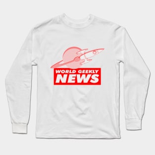 World Geeky News (Newspaper) Long Sleeve T-Shirt